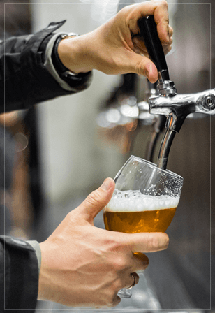 Image of Draught Beer being poured Beer Equipment Staff Training